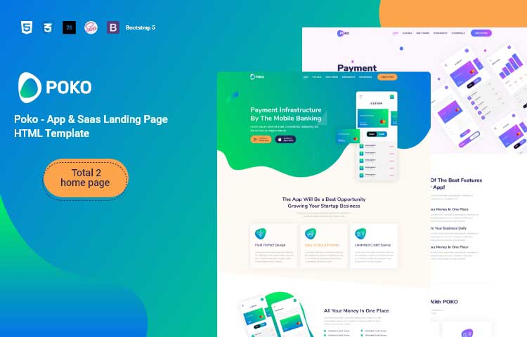 Pokko HTML5 Bootstrap Template